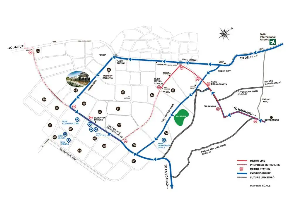 Tatvam Villas Location Map