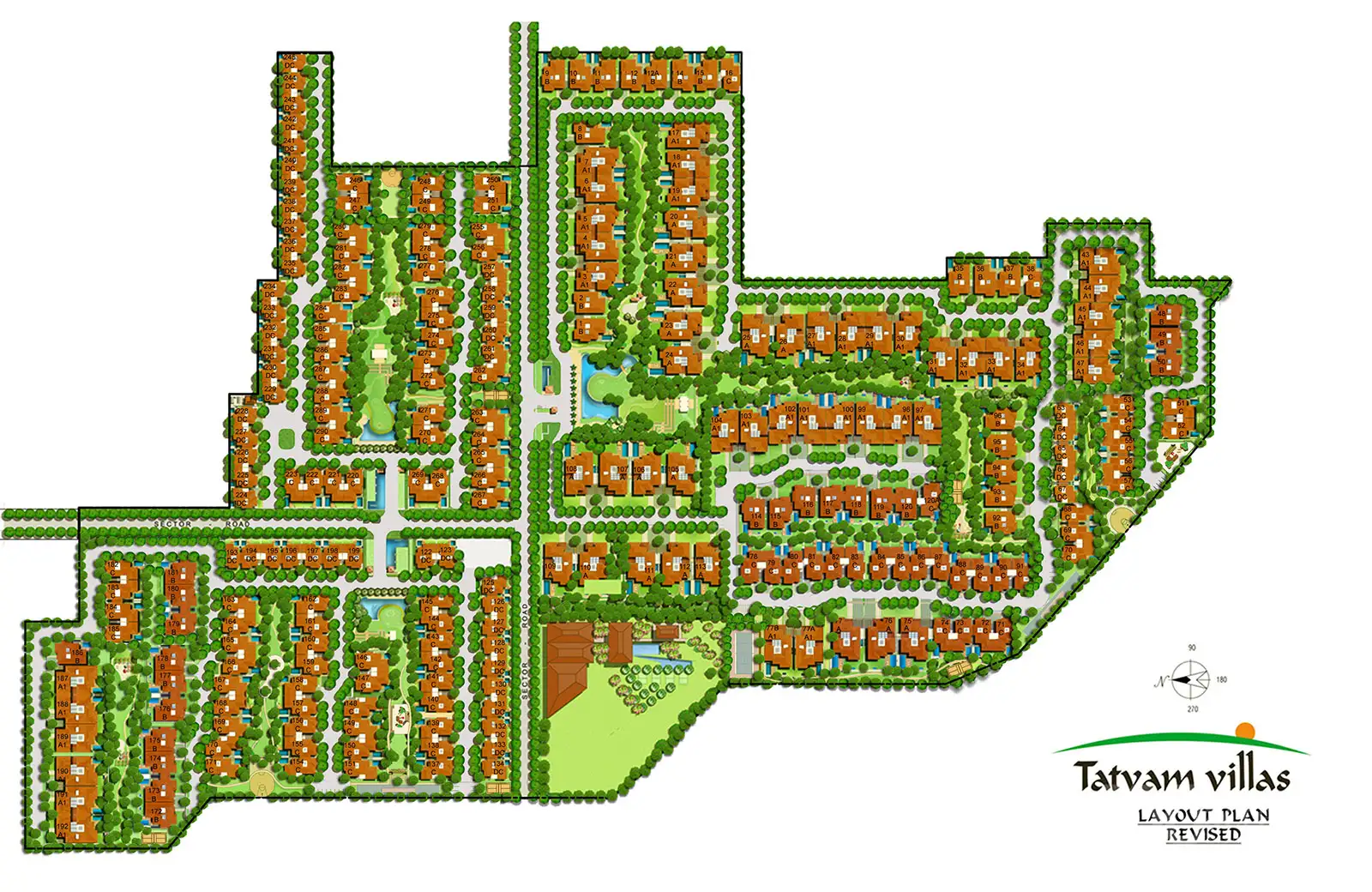 Master Plan Tatvam Villas