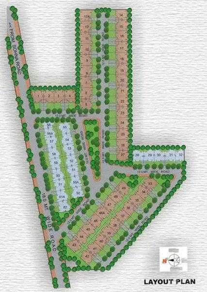 Master Plan Eldeco Mansionz