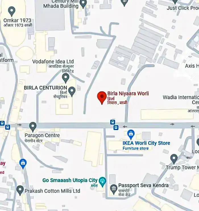 Birla Niyaara Location Map