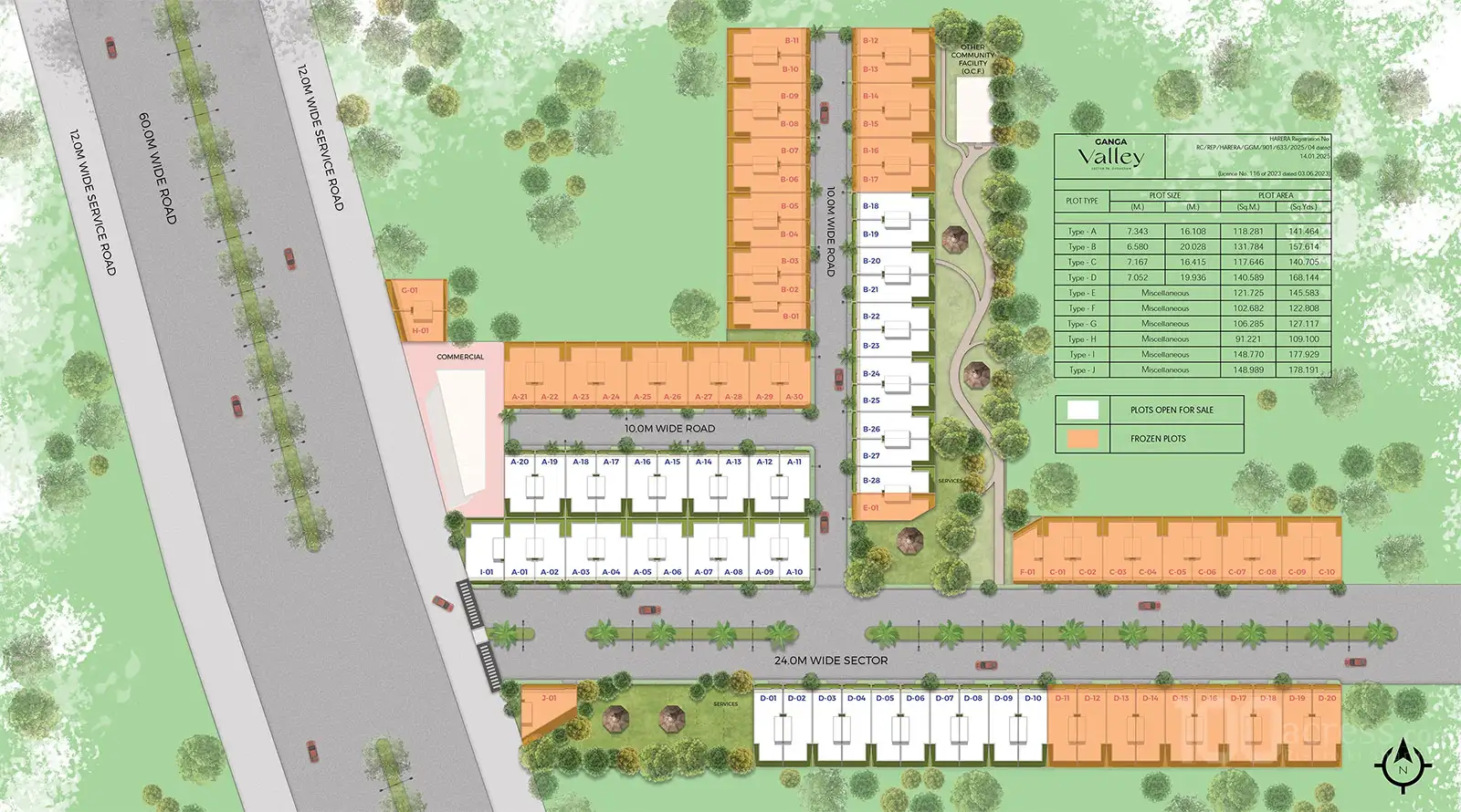 Master Plan Ganga Realty Valley