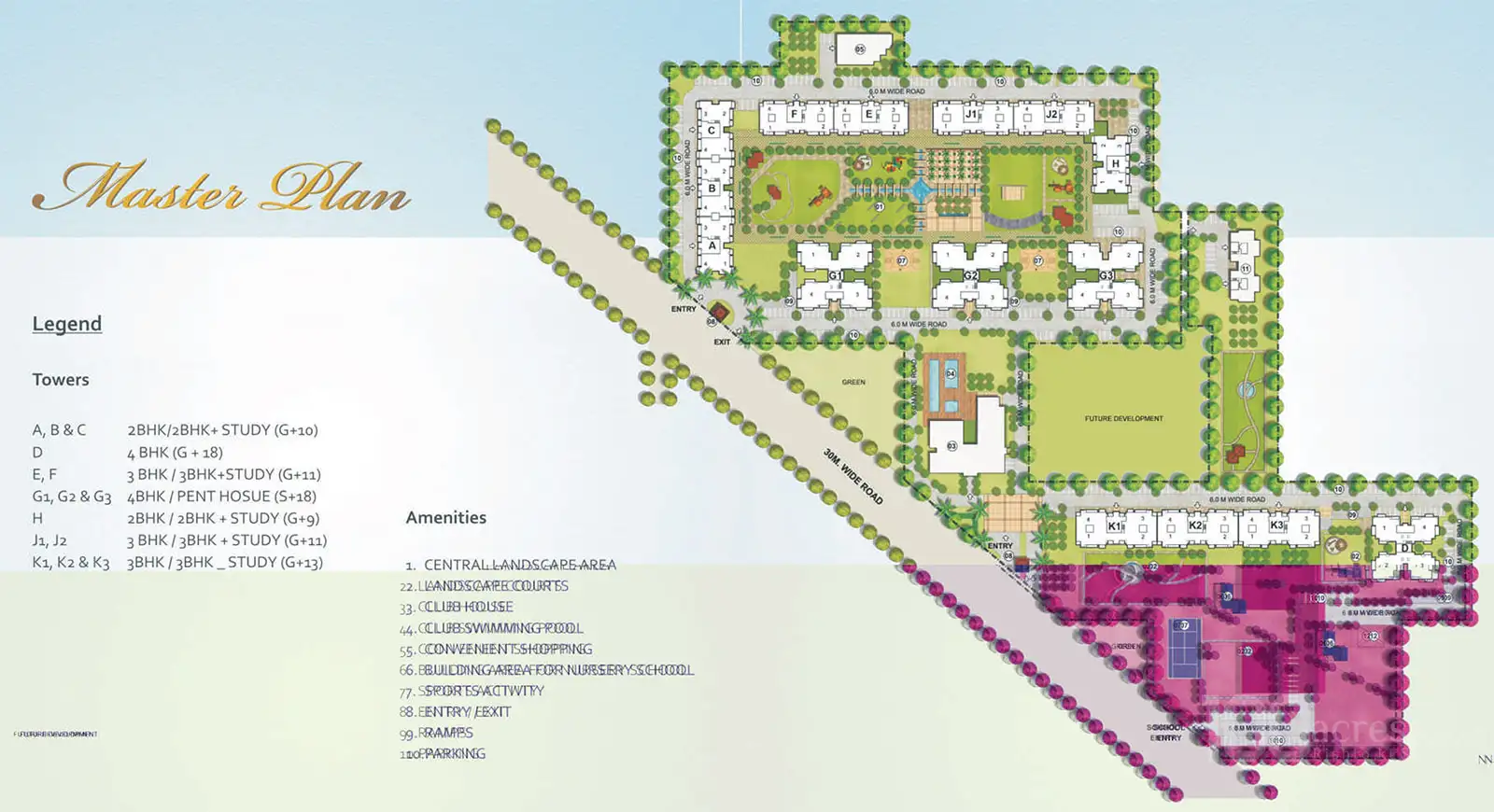 Master Plan Indiabulls Centrum Park