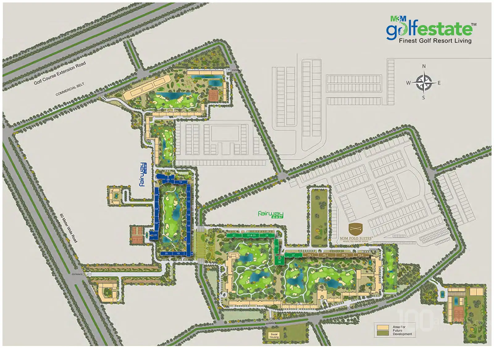 Master Plan M3M Polo Suites