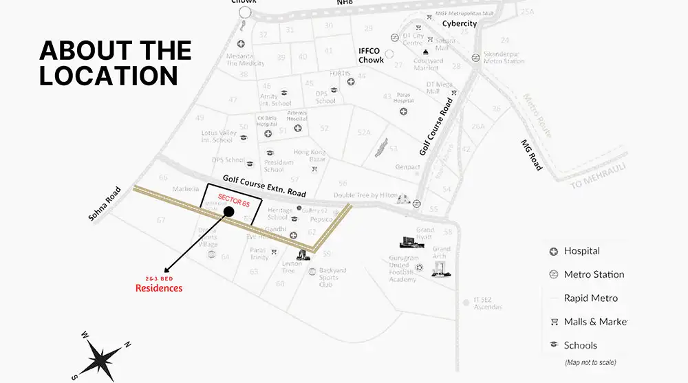 Prime Residences Location Map