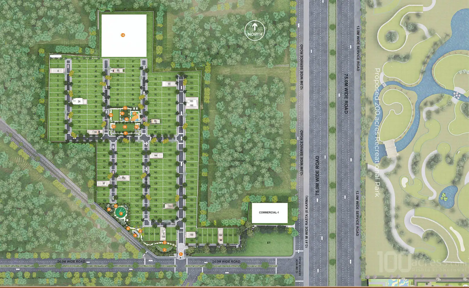 Master Plan Roots Courtyard 2
