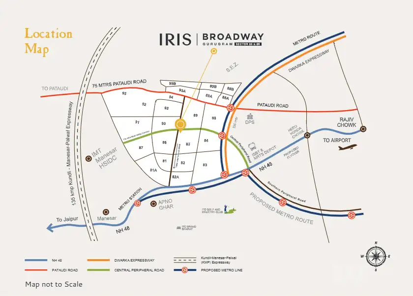 Trehan IRIS Broadway Location Map