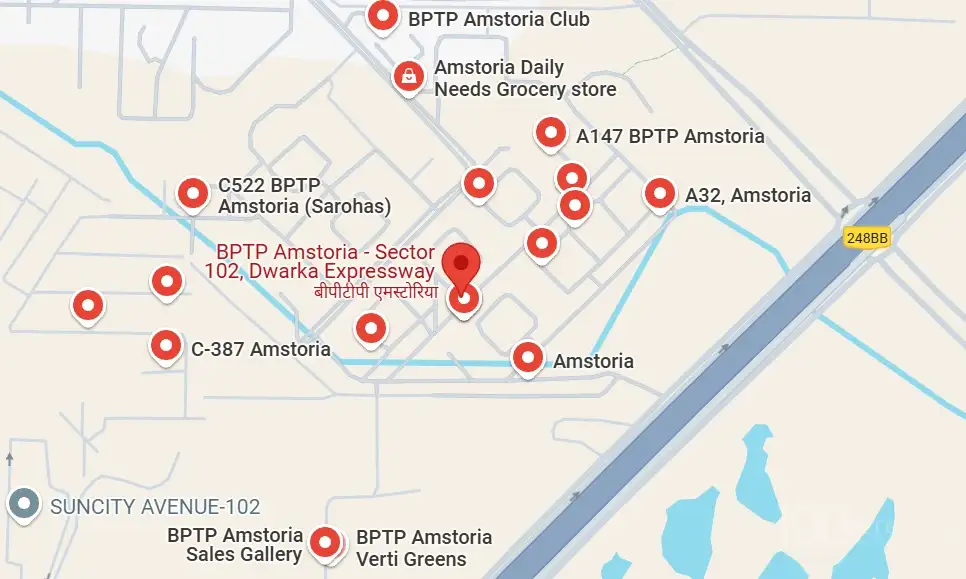 BPTP 102 Eden Estate 3 Location Map