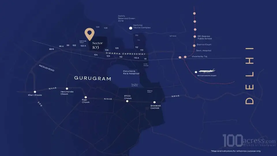 Landmark Skyvue Location Map