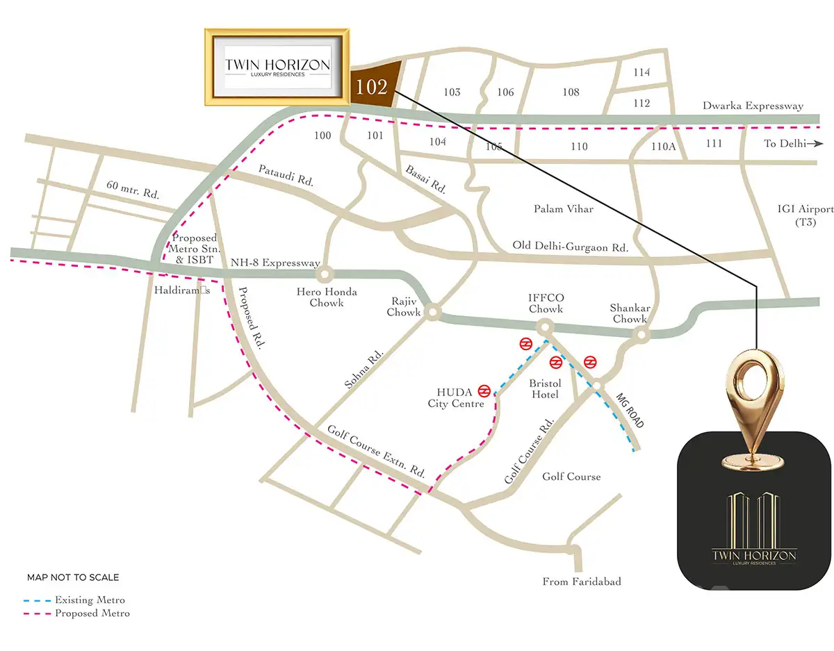HCBS Twin Horizon Location Map