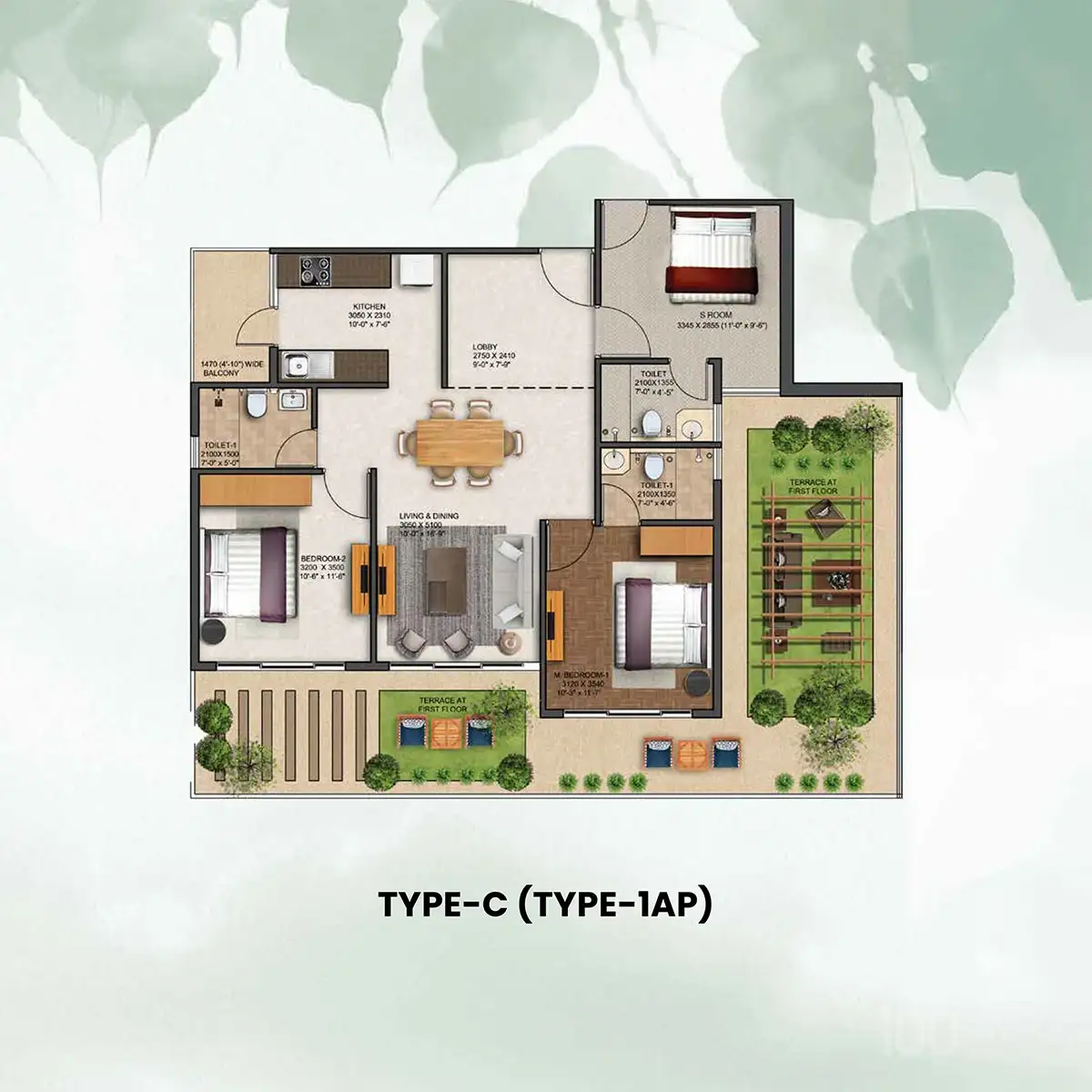 JMS Silver Living - 3 BHK