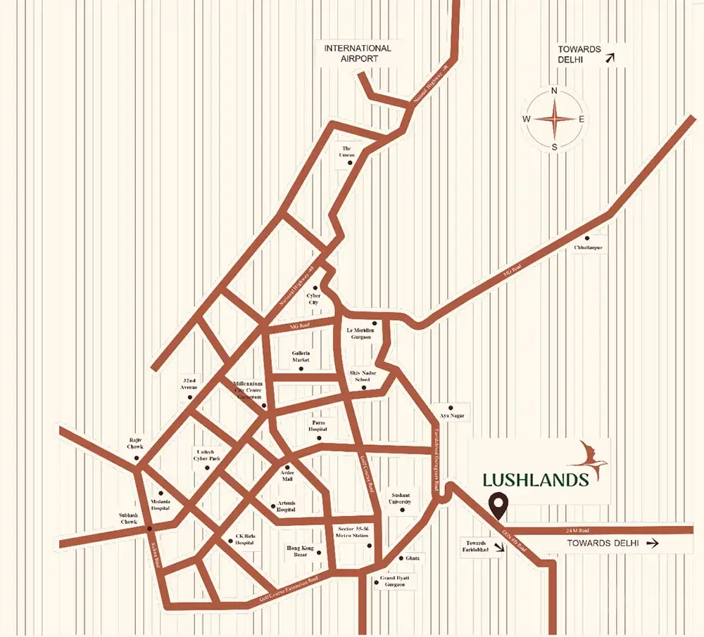 Adani Veris Location Map