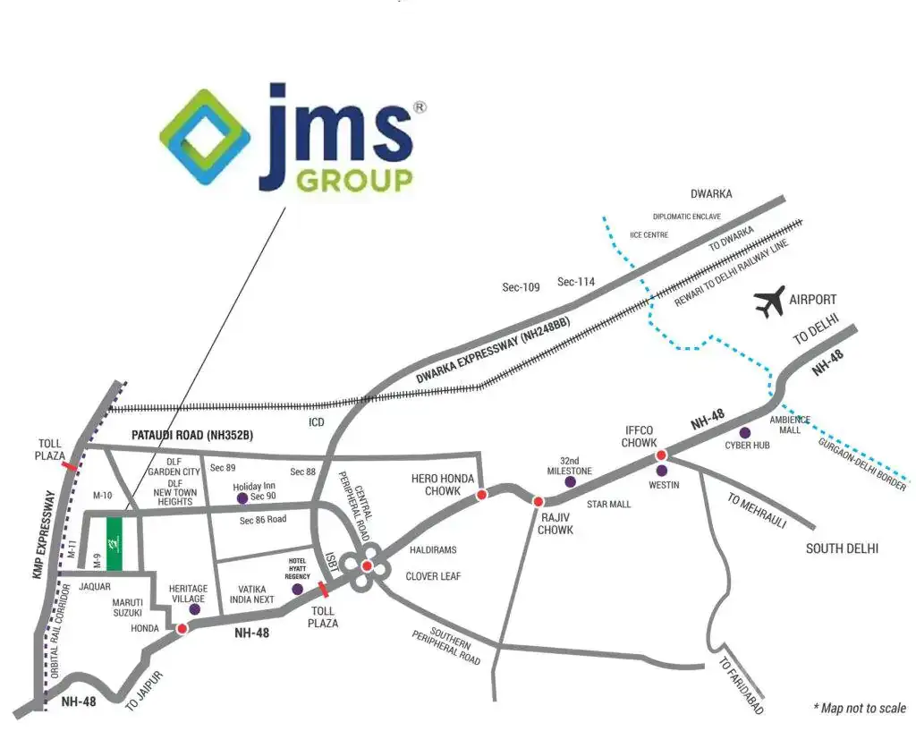 JMS The Majestic Location Map