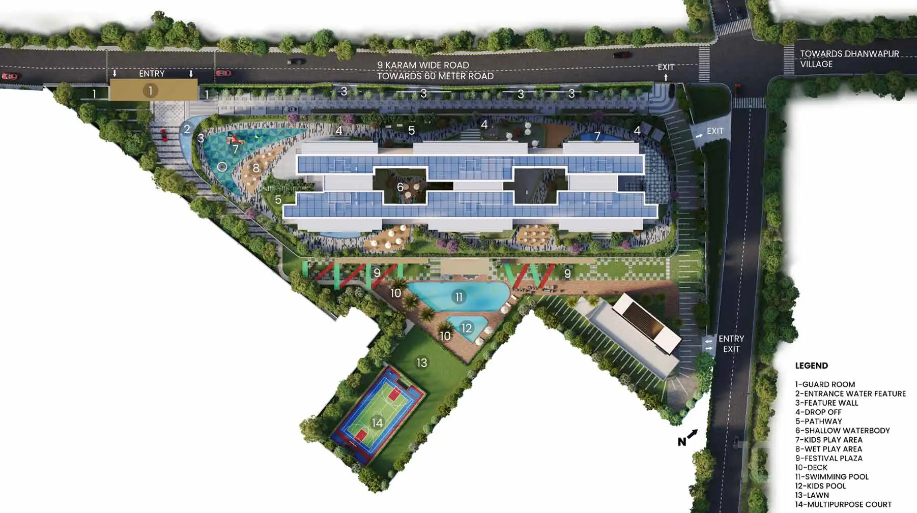Master Plan Satya Levante Residences