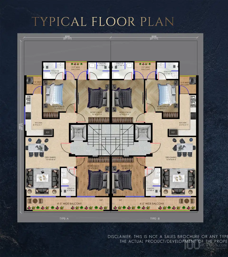 Trehan Valley Luxury Floors - 1st Floor + ¼ Basement