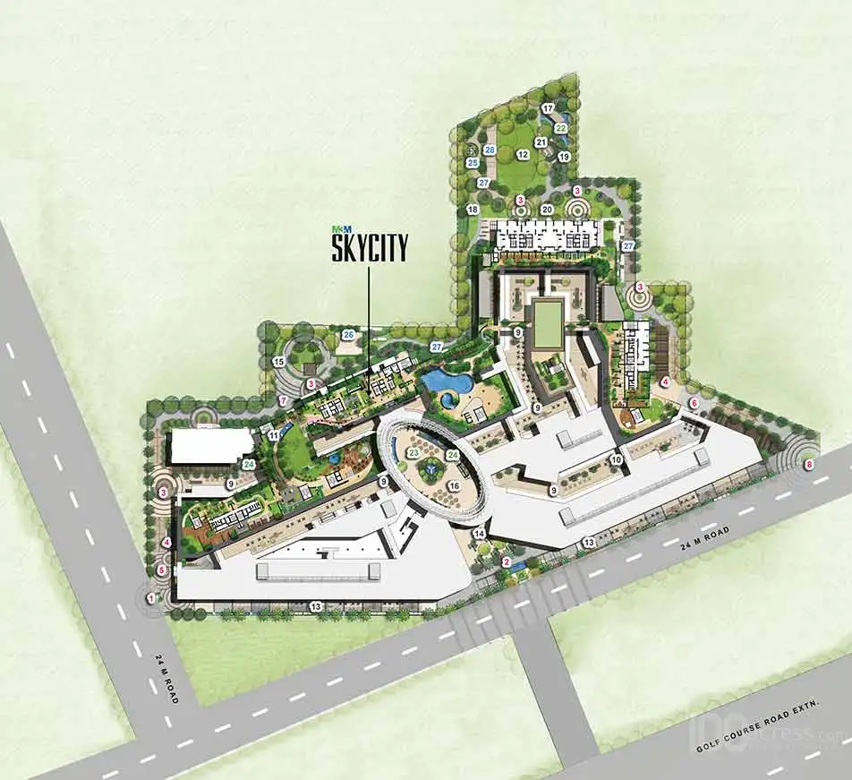 Master Plan M3M SkyCity