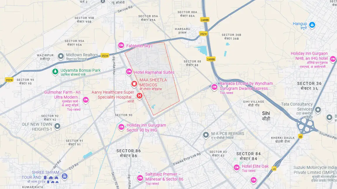 Bestech City Location Map