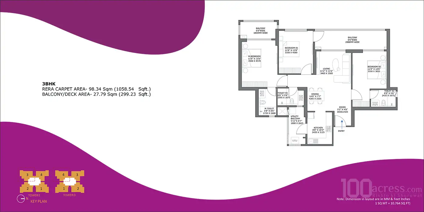 Birla Pravaah - 3 BHK