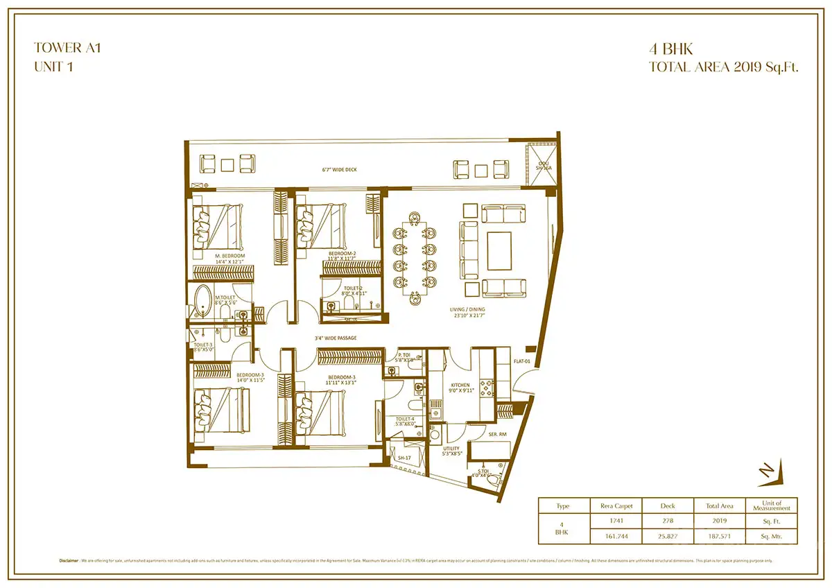 Shapoorji Pallonji The Minerva - 4 BHK