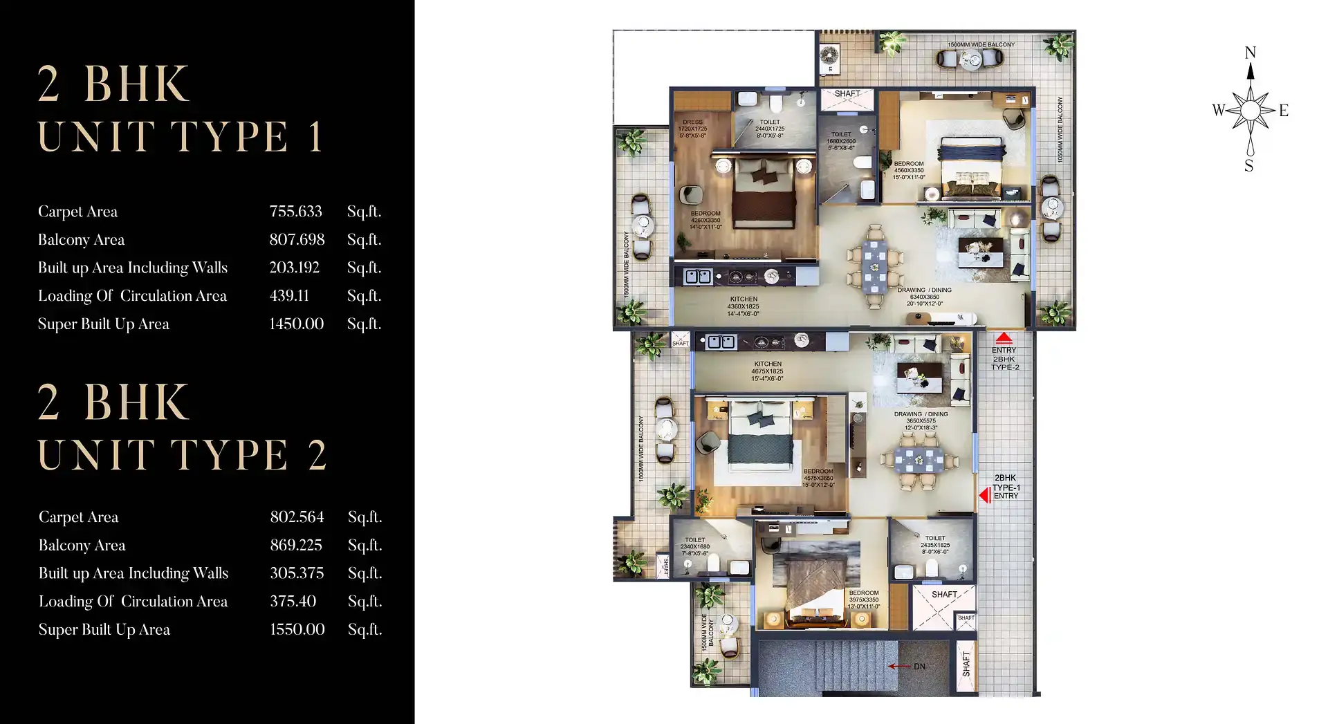 ArtTech The Story House - 2 BHK - Type 1