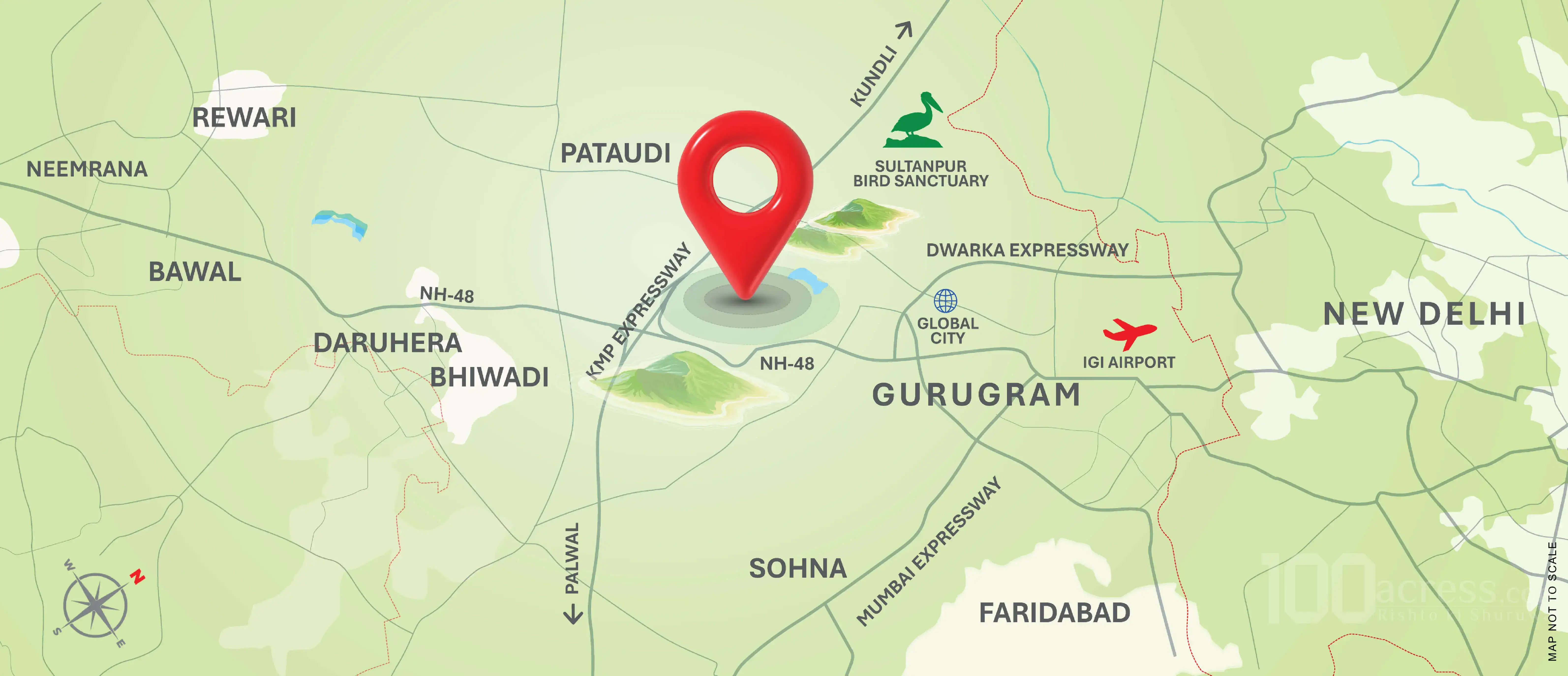 Smartworld Nature Court at GIC Location Map