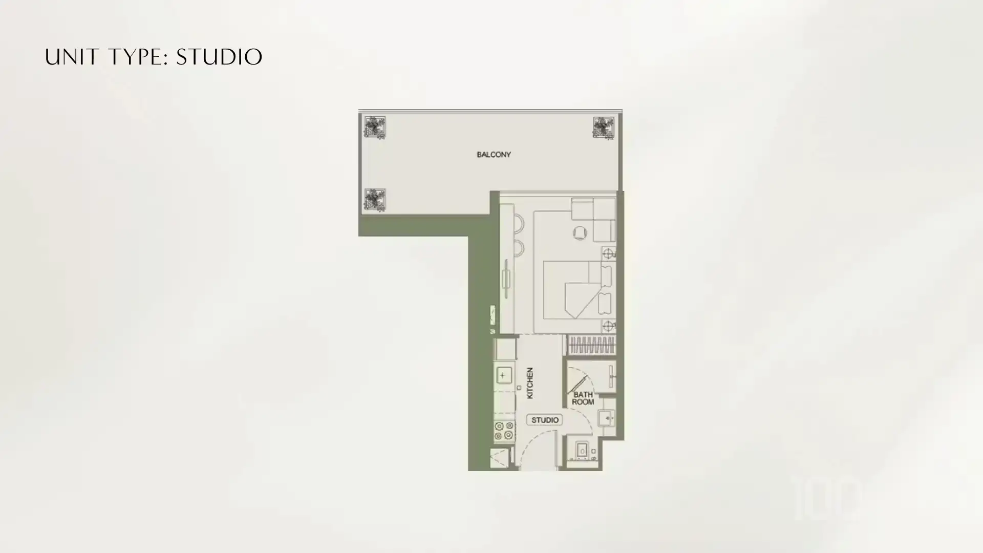 Binghatti Vintage - Studio Apartments