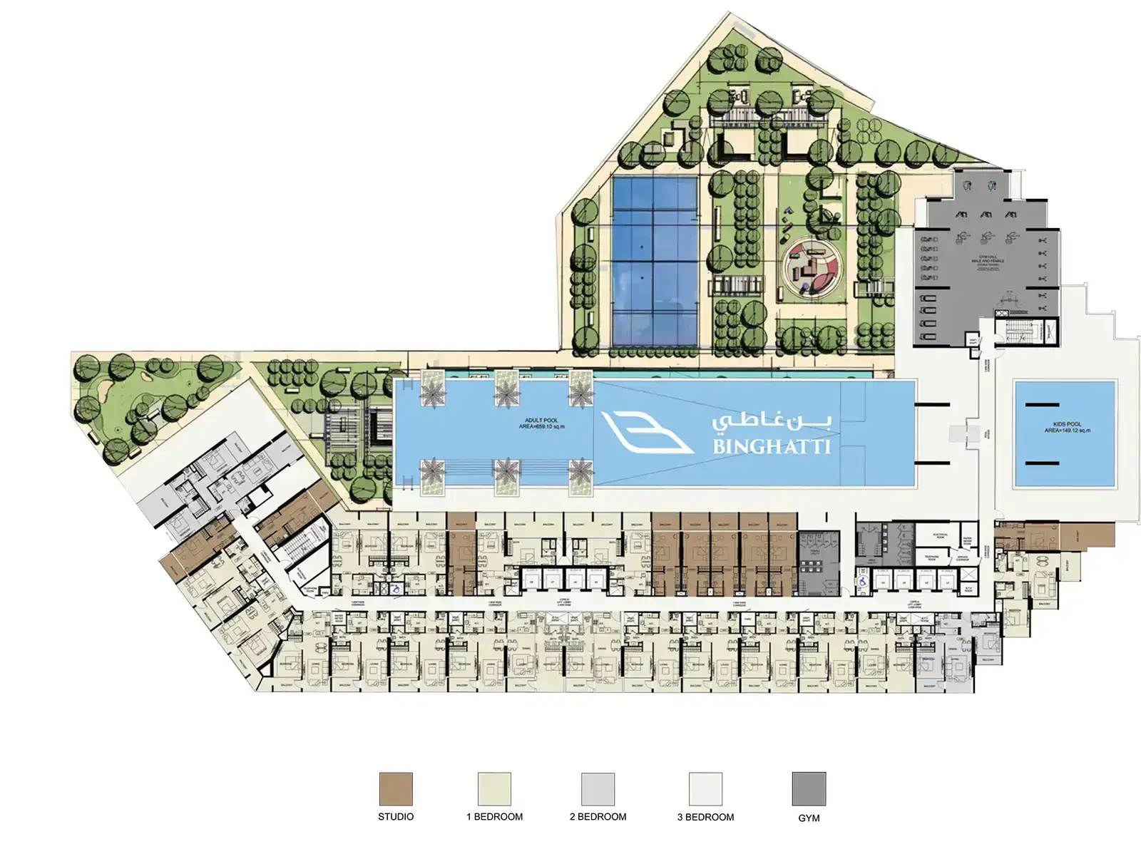 Master Plan Binghatti Cullinan