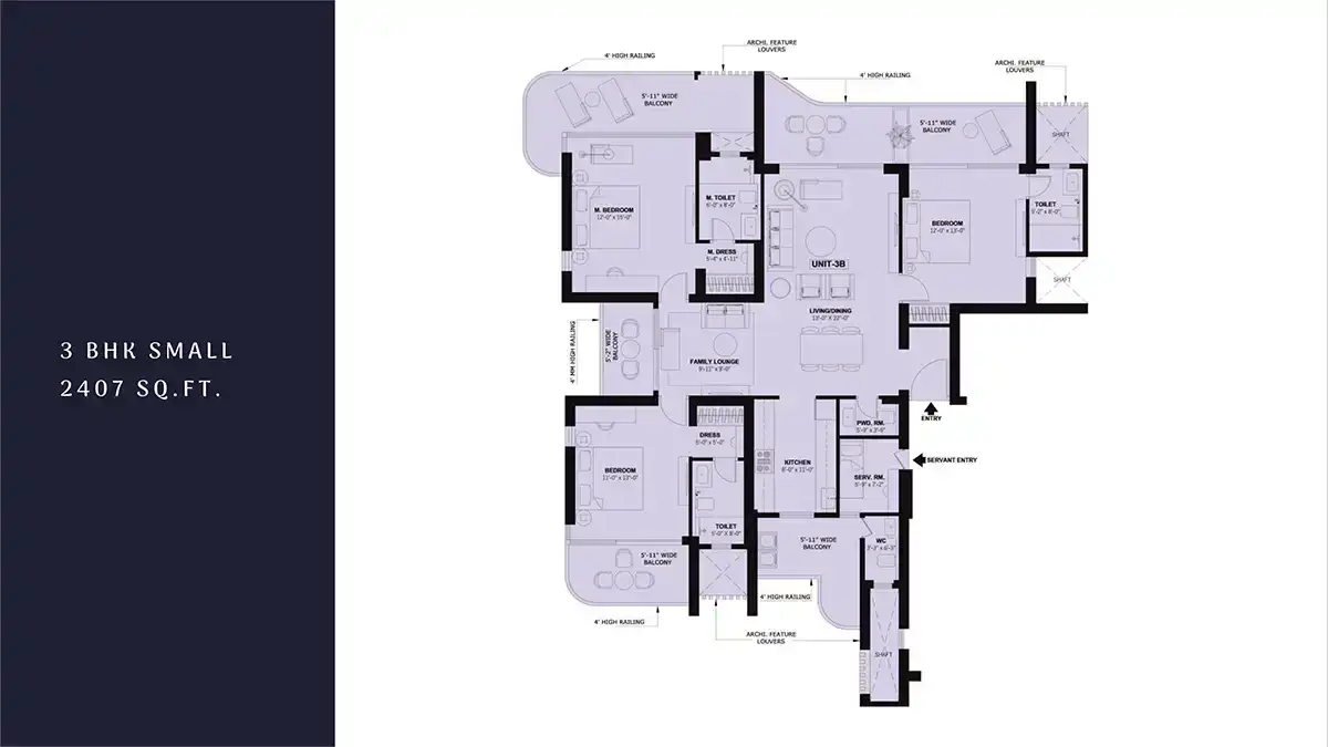 4S The Aurrum - 3 BHK Small