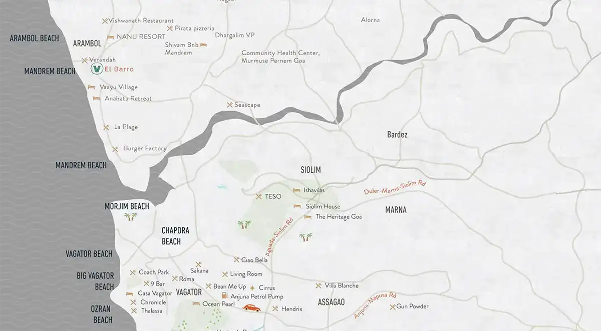Vianaar EL Barro Location Map