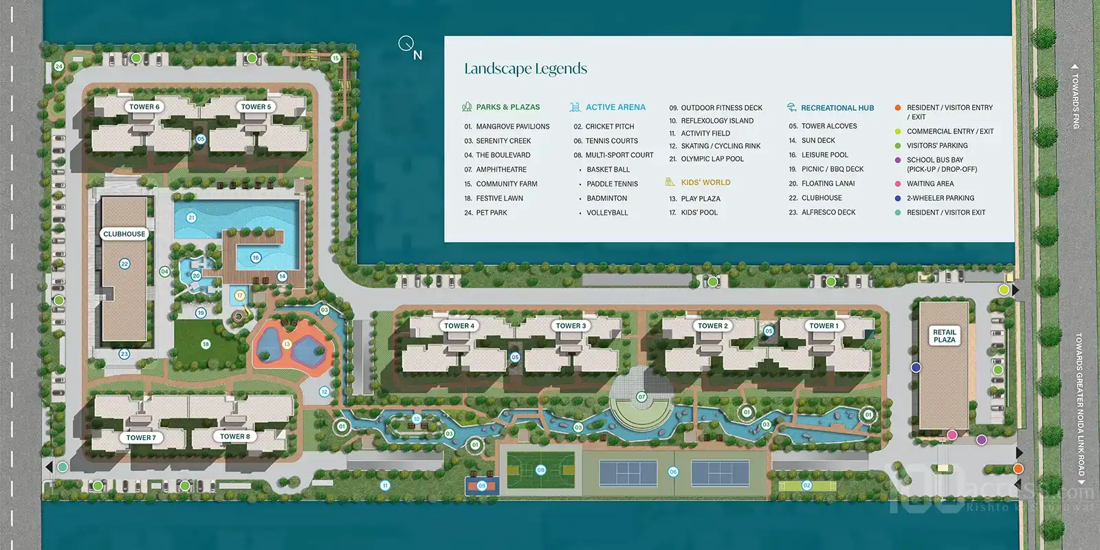 Master Plan Sobha Rivana
