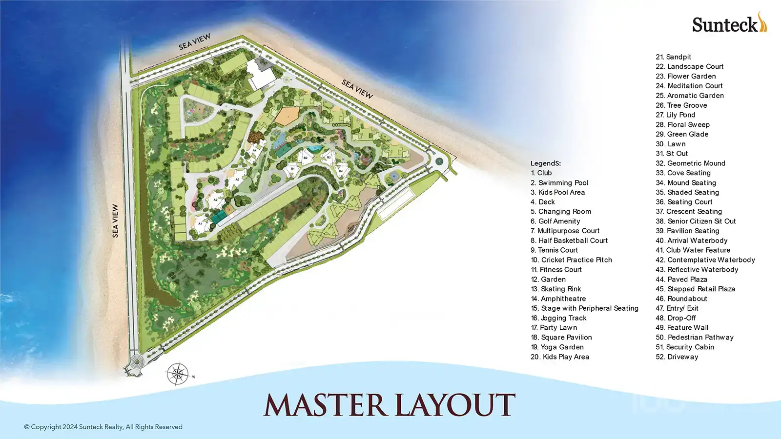 Master Plan Sunteck Beach Residences